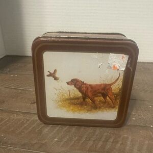 Enesco Gold Tin Box